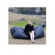 thumbnail image 3 of Sofá Sillón Inflable Tumbona Cojín Banano Camping Aire Playa, 3 of 5