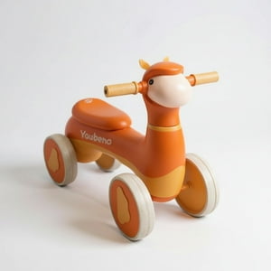 Kidstar - Correpasillos Infantil Baby Ride Animalito Naranjo 4 Ruedas