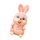 thumbnail image 5 of Encantador Conejo De Peluche De Juguete De Peluche Favores De Fiesta Suave Para Coche De Viaje Rosa, 5 of 5
