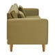 thumbnail image 5 of Sofa New Retro 3C + 2 Pouf Felpa 04 Verde Musgo, 5 of 6