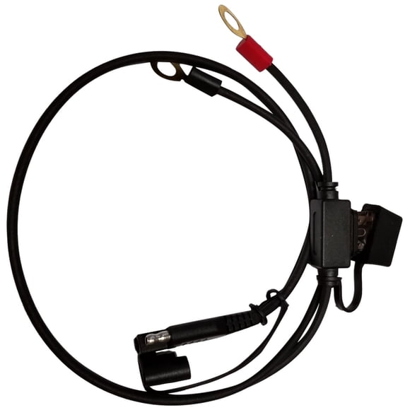 Cable con terminal anular a conector SAE de 60 cm con fusible de 7,5 A