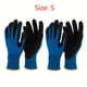 thumbnail image 3 of 2 Pairs, Blue Gardening Gloves For Women Men, Protective Polyester And Nitrile Thornproof Work Gloves, Breathable Durable Touch-Screen Garden Gloves For Weeding Digging Raking Pruning (Large), 3 of 3