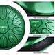 thumbnail image 2 of Tambor LEKATO de acero, 6 pulgadas, 11 notas en D mayor, verde, 2 of 7