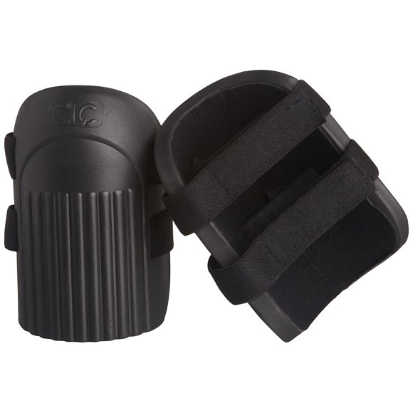 Kneepads Custom Leathercraft V229, espuma duradera, color negro