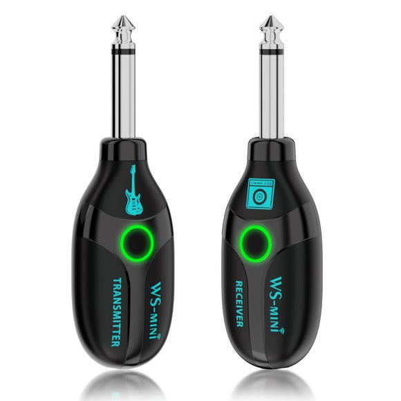 Sistema de guitarra BEEONE 2.4GHz inalámbrico de 4 canales negro