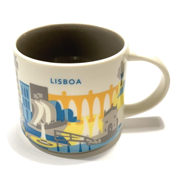 Taza Starbucks You Are Here Lisboa Cerámica 414 ml