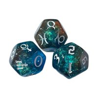 Magideal - Dados De Astrología Acrílicos, Dados De Constelaciones De Dados Multifacéticos, Dados De Adivinación Astrológica, Para Juegos De De Juegos De