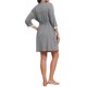 thumbnail image 3 of INSPIRE CHIC Conjunto de Dormir para Mujer con Encaje, Camisón sin Mangas con Escote en V y Bata, 2 Piezas de Ropa de Descanso, Talla S, Gris, 3 of 6