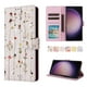 thumbnail image 2 of FOXDOCK Funda Tipo Cartera Floral para Samsung Galaxy S24 Ultra ,Funda con Tapa de Cuero PU, Protección Antigolpes con Ranuras para Tarjetas y Soporte, 2 of 6