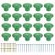 thumbnail image 1 of Uxcell 20 Paquete de Pomos de Cerámica para Gabinete, 38mm/1.5" Forma de Champiñón Redondo Pomos de Cajón Tiradores de Tocador con Tornillos para Armarios Muebles de Dormitorio Closet Alacena, Verde, 1 of 6