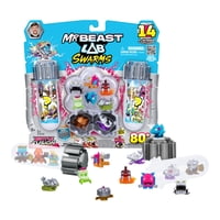 Paquete Mega Lab De Toy Mrbeast Lab Swarms Battle Fusion Con 14 Bestias