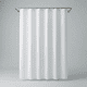 thumbnail image 2 of Cortina De Baño Lisa Blanca 175x180cm, 2 of 4