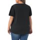 thumbnail image 3 of Agnes Orinda Blusas de Pascua para Mujer Tallas Grandes Cuello en V Bordado de Ojales Manga Abullonada Texturizada Moda Verano 2026 Blusa Casual Túnica 2X Negro, 3 of 6