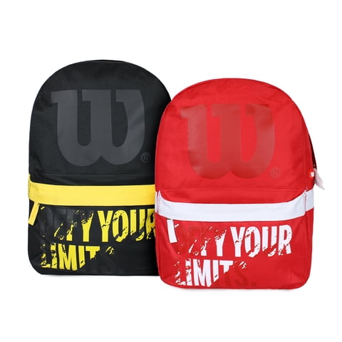 Pack Wilson 2 Mochilas Defy Roja Y Negra