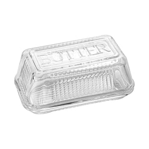 Bothyi - Plato De Mantequilla Con Tapa, Recipiente De Vidrio Para Mantequilla, Accesorio Para Encimera De Cocina
