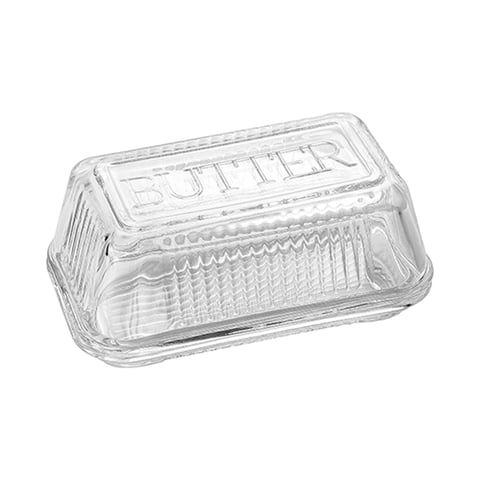 Bothyi - Plato De Mantequilla Con Tapa, Recipiente De Vidrio Para Mantequilla, Accesorio Para Encimera De Cocina