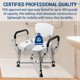 thumbnail image 2 of Silla de Ducha MyGift, Capacidad 181 kg, Altura Ajustable, 2 of 7