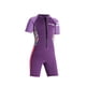 thumbnail image 1 of Traje De Baño Corto Deportivo Para Niñas Traje De Buceo Para Vela Piragüismo Snorkel Violeta M, 1 of 5