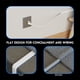 thumbnail image 5 of Cable Ethernet CableGeeker Cat7 blindado, plano, blanco, 30 m, 5 of 8