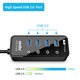 thumbnail image 2 of Hub USB 3.0 atolla de 4 puertos Super Speed con 1 puerto de carga, 2 of 7