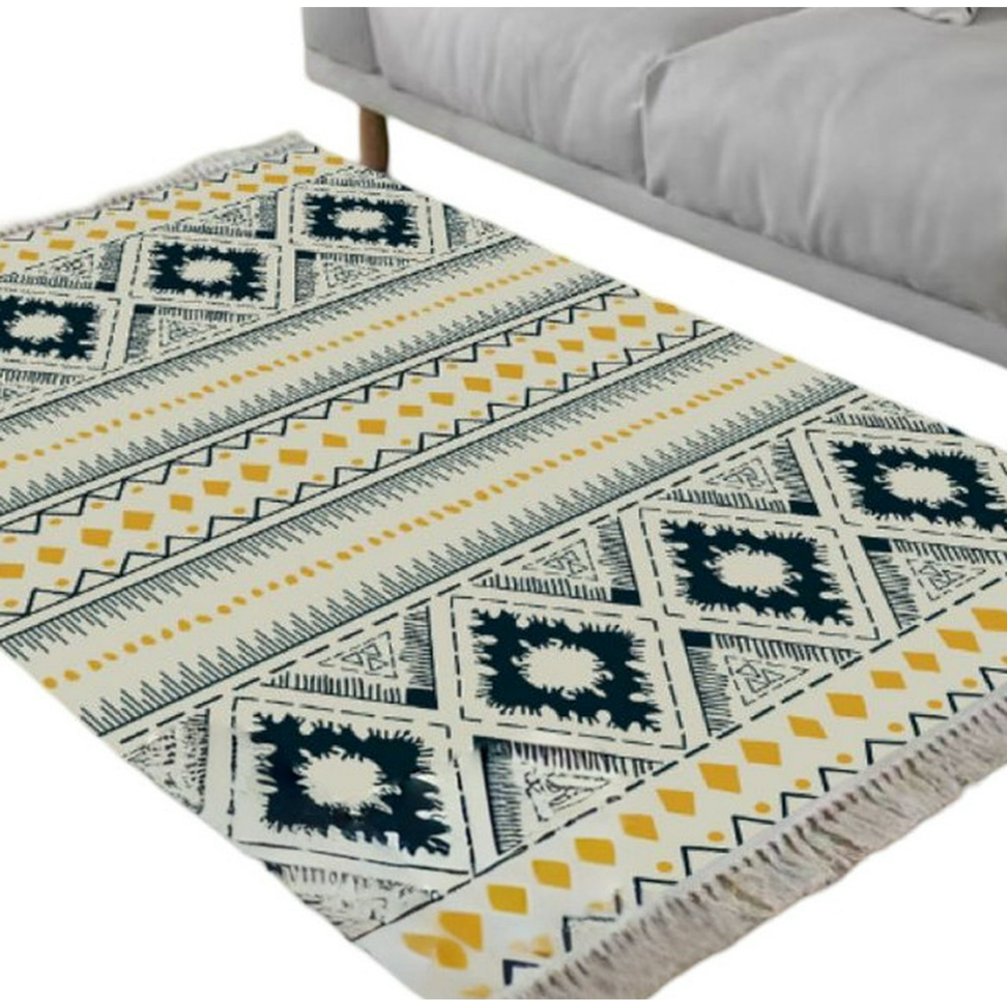 Todo Para El Hogar - Alfombra Tapete De Lino Para Living, Comedor, Dormitorio