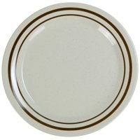 Plato Llano Yanco Ss-109, Redondo, 23 Cm, Melamina, 24 Unidades