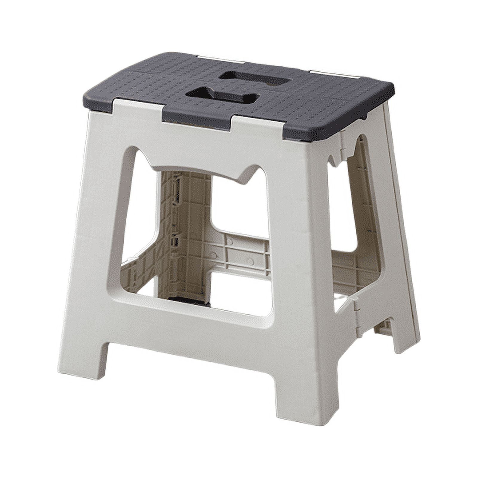 Crusec - Taburete Plegable Portátil Compacto, Silla De 33cm