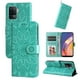thumbnail image 1 of Funda tipo cartera FOXDOCK para OPPO Reno 5 Lite , diseño girasol en relieve, cuero PU, cierre magnético, soporte y tarjetero, 1 of 5