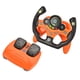 thumbnail image 2 of Juego De Volante Con Pedal De Freno, Juguete Copiloto Para Interacción, Fiesta Interior, Color Naranja, 2 of 5