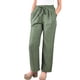thumbnail image 2 of Palazzo Verano Tipo Lino Pantalón Mujer Algodón Cintura Elasticada 615, 2 of 5