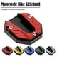 thumbnail image 2 of Universal Scooter Motorcycle Bike Kickstand Extender Foot Side Stand Extension Pad Support Plate Anti-skid Enlarged Base, 2 of 4