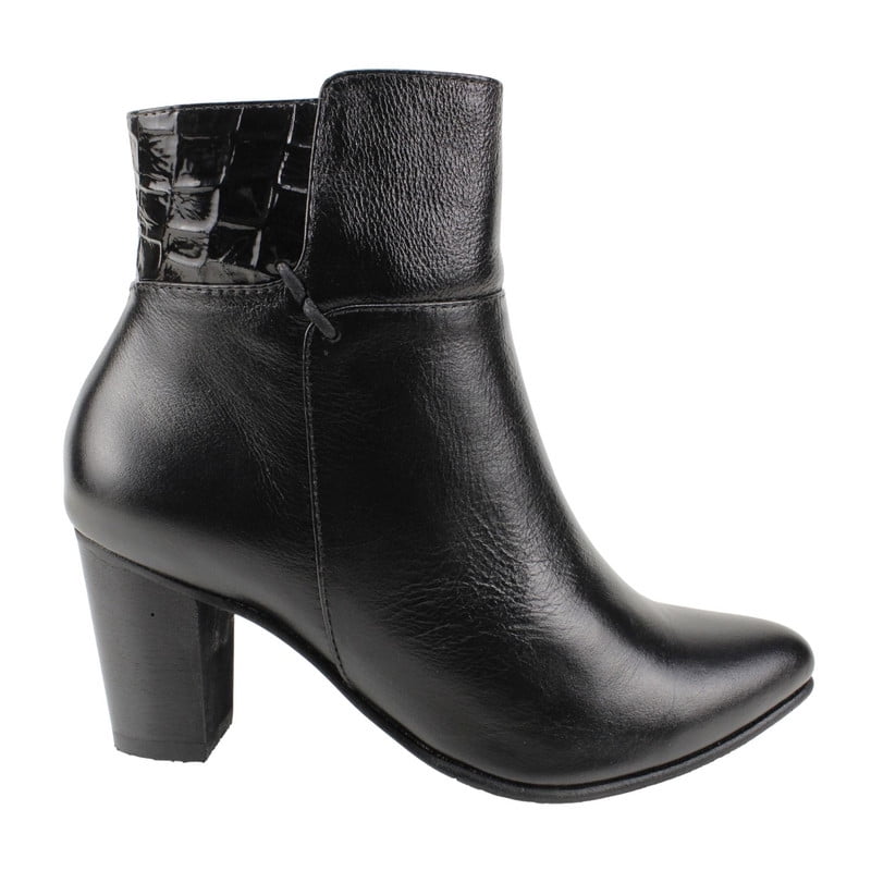 Botín Exs Fiesta Cuero Negro