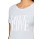 thumbnail image 3 of Camiseta GAP Favorite para mujer, cuello redondo, azul urbano, talla S, 3 of 3