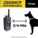 thumbnail image 3 of Collar para perro Dogtra 2300NCP 3/4 de milla, expandible para 2 perros, 3 of 6