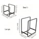 thumbnail image 3 of Maximize Your Kitchen Space with our Modern 1pc Vertical Plate Holder and Cupboard Organizer - Perfect for Small Kitchens and Countertops, Includes Dish Organizer, Cutting Board and Pot Lid Holder - E, 3 of 4