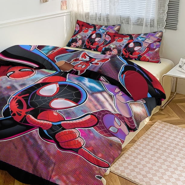 Spiderman Bedding Sets for Kids Men Women Twin Size Comforter Set