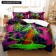 thumbnail image 1 of Anime Higurashi when they cry Bedding Set Twin Full Size Bed Set Aldult Kid Bedroom Duvet cover Sets Bed Sheets, 1 of 5