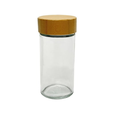 Especiero Vidrio - Bambú 90Ml 1 Pieza Transparente  Mainstays