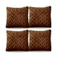 thumbnail image 1 of Pack De 4 Fundas De Cojines Diseño Espiga 45cm X 45 Cm Marron, 1 of 4