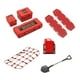 thumbnail image 1 of Accesorio De Decoración De Techo De Coche RC, Pieza De Vehículo RC Para 1/10 SCX10 DIY Modificado Rojo, 1 of 3