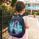 thumbnail image 5 of Academia Sobrenatural Mochila Escolar para Niños y Niñas, Mochila Infantil Ligera de Alta Calidad, Grande y Duradera Azul, 5 of 6