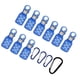 thumbnail image 2 of Protector De Anzuelo De Plantilla De Calamar De 9 Piezas Con Mosquetones Ganchos Portátiles Tapas De Seguridad Azul S, 2 of 5