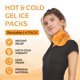 thumbnail image 2 of Paquetes de hielo en gel frío y caliente reutilizables AllSett Health, paquete de 4, 2 of 6