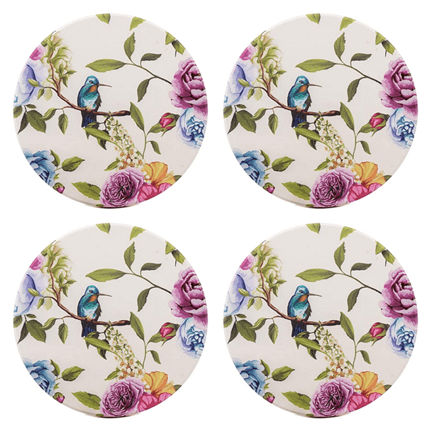 Posavasos de cerámica absorbente, diseño de libélula, posavasos de piedra