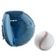thumbnail image 5 of Guantes De Receptor De Béisbol PU Con Pelota De Béisbol Teeball Guante Hombres Mujeres Unisex Azul, 5 of 5