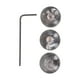 thumbnail image 3 of 3 Piezas De Tapas De Potenciómetro De Bajo De Guitarra Eléctrica Cúpula Para Guitarra Eléctrica Negro, 3 of 5