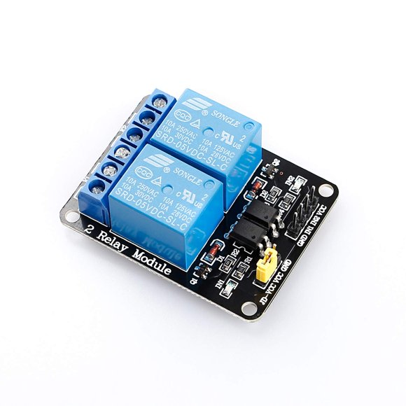 Módulo de relé SunFounder de 2 canales DC 5V con optoacoplador