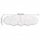 thumbnail image 2 of Alfombra Decorativa Pasillera de Pelo Largo 60x180 cm Blanca Decodreams, 2 of 3