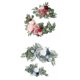 thumbnail image 3 of Hojas Verdes Botín De Flores Artificiales Para Boda Rosa Rojo Blanco Azul, 3 of 4