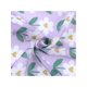thumbnail image 4 of INSPIRE CHIC Pañuelos cuadrados con estampado floral para mujer, 23.6X23.6" Flores Borla Gasa Pañuelo de cabeza Pañuelo Flor de corazón verde púrpura, 4 of 6